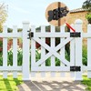 Self Closing Gate Hinges Heavy Duty for Wooden/Vinyl/PVC Fence Gate
