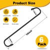 Dpyrrhic 6 Pack 10 Inch Large S Hooks for Hanging
