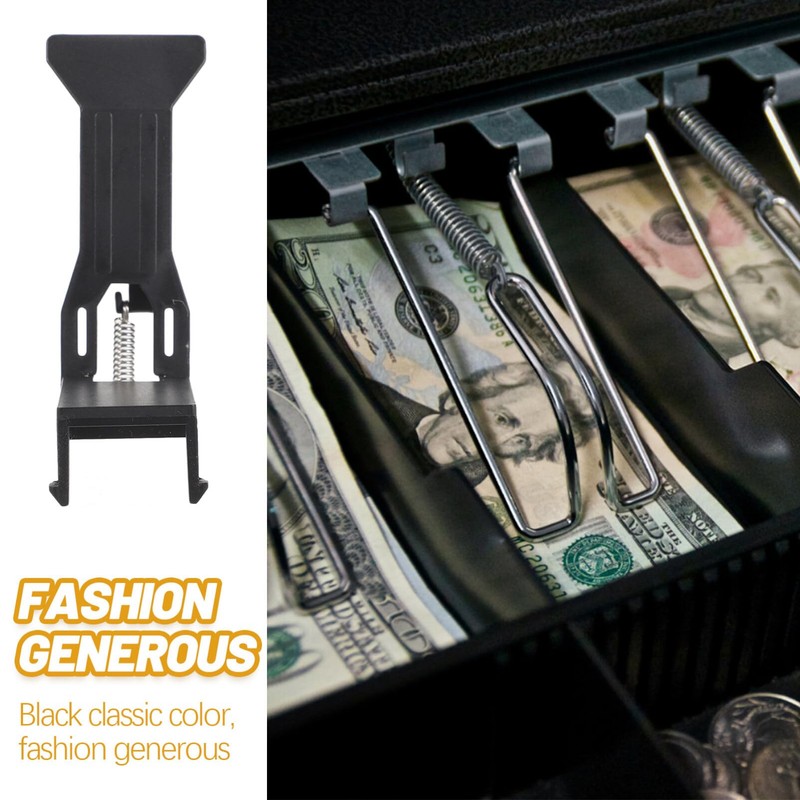 SEWACC Cash Register Money Clips 6Pcs - Universal Cash Box