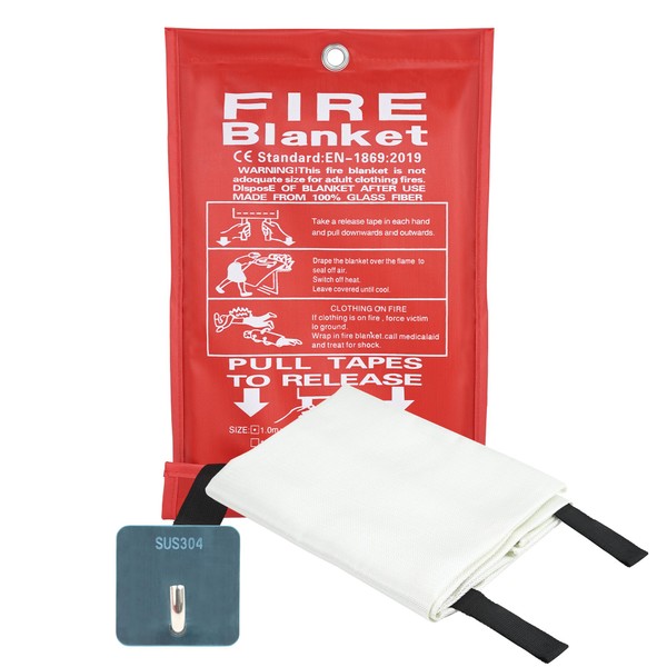 FJNATINH Emergency Fire Blanket for Home and Kitchen - 40"x40"