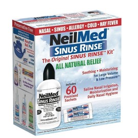 Neilmed Sinus Rinse Kit Nasal System & 60 Sachets