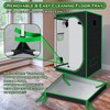 Green Hut Grow Tent 32"x32"x63", High Reflective Mylar Dark Room