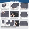 TAOCOCO Recliner Sofa Slipcover, 3 Pieces Polyester Fabric Stretch Sofa