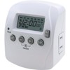 Prime Wire & Cable TND002 2-Outlet 7 Day Digital Timer