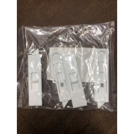 Universal Window Mortise Tilt Latch White Spring Loaded, For 2 Windows 2 Pairs 2 3/4”