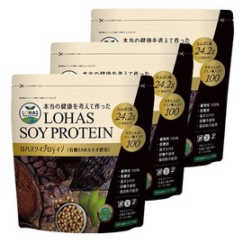 LOHAS Soy Protein | Organic Raw Cacao Blend | 100% Plant-Based | Diet Support | No Artificial Sweeteners | 500g x 3 Bags