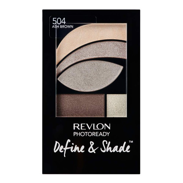 Revlon Photo Lady Define & Shade 504 Ash Brown (Color Image: Gray Brown), 0.1 oz (2.8 g) (x1)