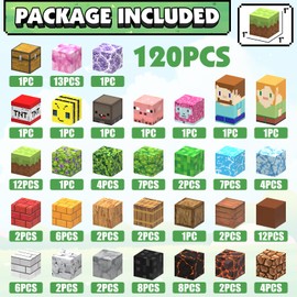 AIDYVOI Magnetic Blocks Building Toys, Magnetic Building Blocks Set for Kids Ages 3-8, Magnet Cubes Montessori Sensory Stacking Construction Toys Christmas Birthday Present