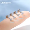Chriscoco 16G Tragus Piercing Lip Piercing Labret Piercing Conch Piercing