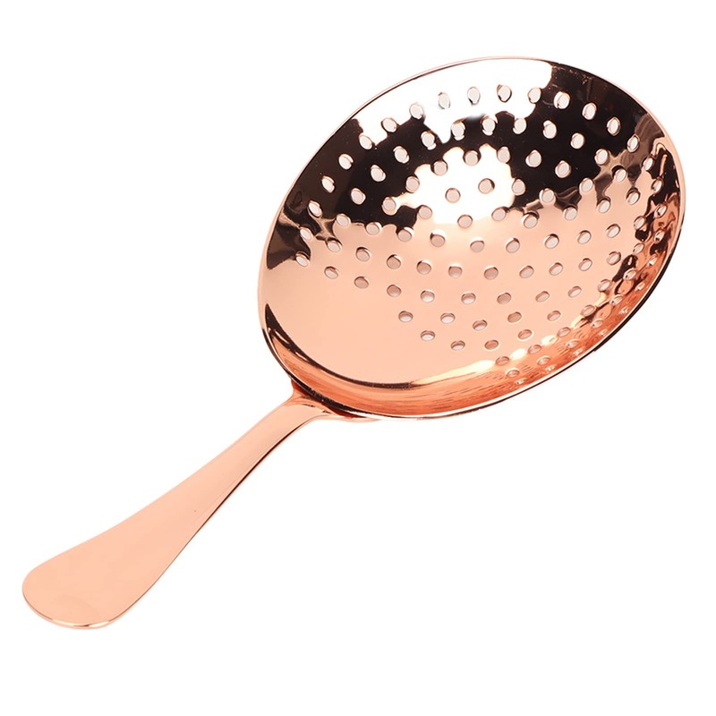 Cocktail Strainer, Julep Strainer Stainless Steel (Copper Plated)
