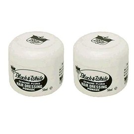 FGen Black & White Genuine Pluko Hair Dressing Pomade 50ml x2