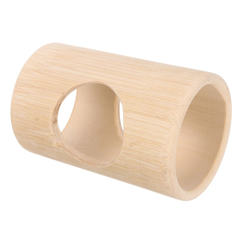 VILLFUL Bamboo Hamster Tube Safe Tasteless Pet Tunnel for Chewing