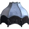 Tristan Home Premium Classic Victorian Style Bell Shape Scallop Velvet