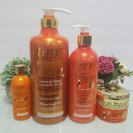 easy glow 4in1 EASY Glow Whitening Body Shower Gel 1000ml +Lotion 500ml+ Serum 💯 ORIGINAL