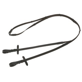 Kerbl 3222118 Antislip Rubber Reins Full 15 mm Black/Brown