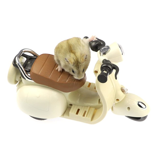 Nuatpetin Hamster Motorcycle Toy with Light and Music, Electric Guinea