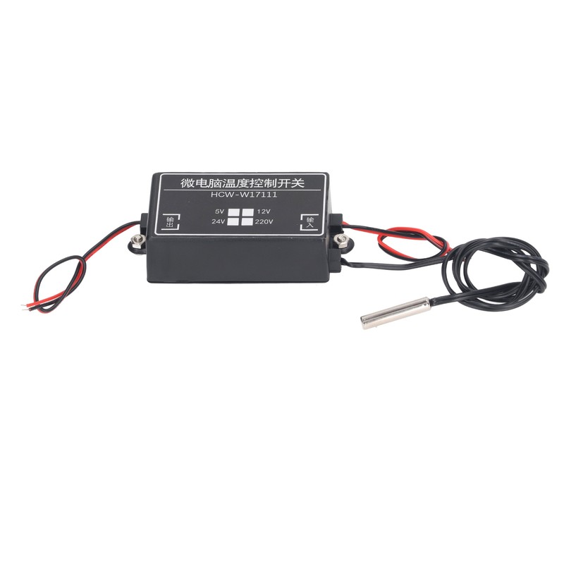 Temperature Controller 12V Microcomputer Digital Thermostat Adjustable Command Type High