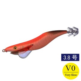 Egi Sharp egisharp No. 3.8 V0, 0.6 oz (17 g), BG Ojisan Orange