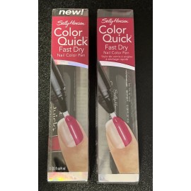 Sally Hansen Color Quick Fast Dry Nail Color Pen, 15 Magenta (Pack of 2)