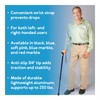 Carex Soft Grip Walking Cane - Height Adjustable Cane With