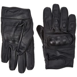 Knuckle protection Security Police LEATHER TACTICAL GLOVES (XL)