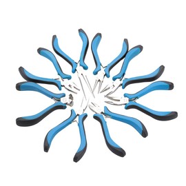 ANKROYU Professional Jewelry Pliers Set 8 Piece Steel Wire Cutter Flat Nose Diagonal Cutting Pliers with Non Slip Handle for Jewelry Making Crafting and Electronic Repair Steel Ma