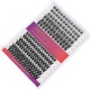 Wleec Beauty Lash Clusters DIY Eyelash Extensions, 120PCS Individual Lashes