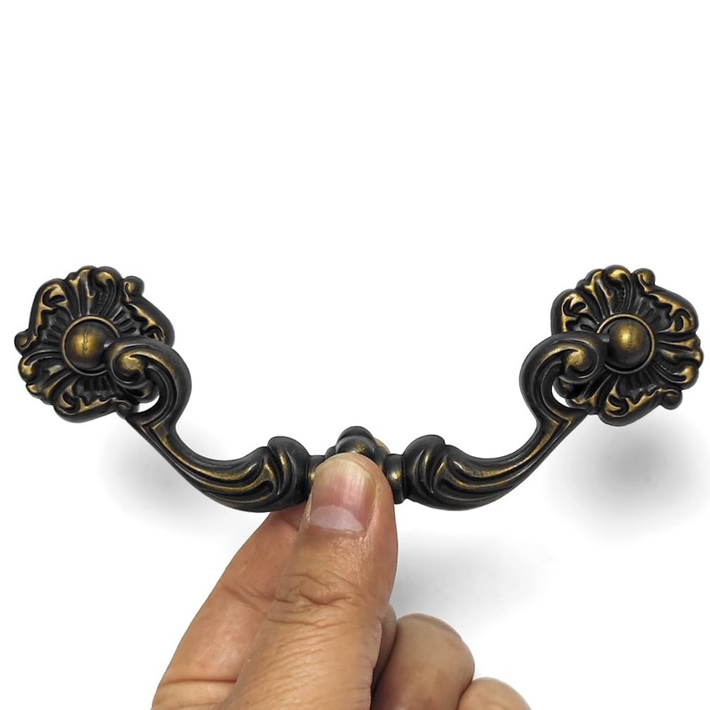 MuDuJia 10-Pack 4.5" C-C Bail Drawer Pull Drop Dresser Pull