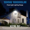 Leddictive 1 Pack LED Flood Lights Outdoor, 100W 10000LM Super