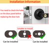 Qrity Lever Door Handle Lock with Keys, Door Lock for