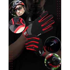 COFIT Anti-Slip Cycling Gloves, Touchscreen Full Finger Gloves Men Women Mountain Bike Gloves for BMX ATV MTB Riding, Road Racing, Bicycle, Climbing, Boating etc