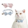 Cat Collar, Set of 2, Cat Collar, Includes Bell, Pet
