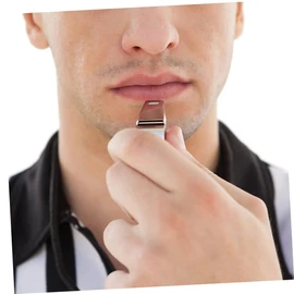 Sosoport Sturdy Metal Whistle Pendant Emergency Survival Tool Referee Whistle for Outdoor Activities Camping