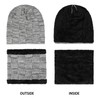 Bequemer Laden Mens Winter Beanie Hats Scarf Set Warm Knit