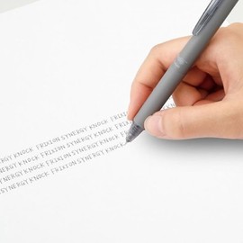 Pilot FriXion Synergy Knock Gel Ink Ballpoint Pens, 0.3mm, Extra Fine Point, Blue Black, LFSK-13-BB x 3 Pens