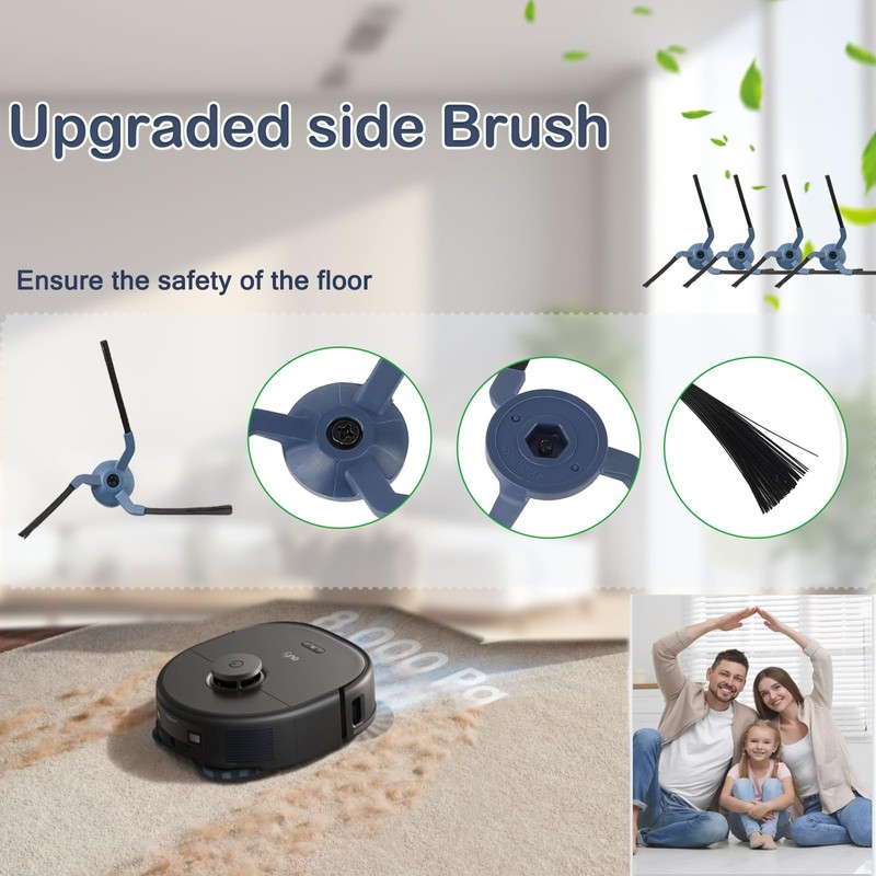 9 Pcs Replacement Parts kit Compatible with eufy X10 Pro