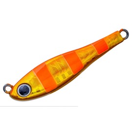 Cormoran Metal Magic TG Fishing Lure, 2.1 oz (60 g), #A136 UV Cross Orange Zebra