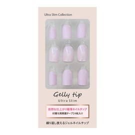 Jelly Chip Ultra Slim Collection GELLY TIP US001 Lilac 30tips/12 Sizes