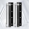 Simple Automatic Door Closer & Stopper for Entrance Doors - Strong Spring with Adjustable Pressure for Office/Home Door Closer 2ea