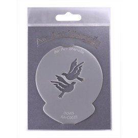 Wedding Doves Stencil Reusable & Flexible for Cakes & Crafts