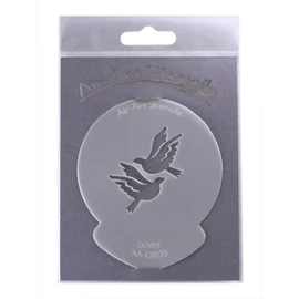 Wedding Doves Stencil Reusable & Flexible for Cakes & Crafts