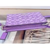 Coach NWT Coach Slim Crossbody Bag In Signature Canvas Purple