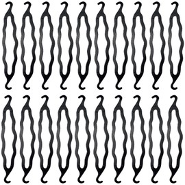 20 Pcs Plastic Hair Bun Maker, Durable Twist Shaper Hair Donuts for DIY Hair Styling, Lightweight and Reusable Hair Holders for All Ages
