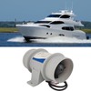 ISURE MARINE 3 inch Inline Blower,12V Silent Blower Marine Bilge