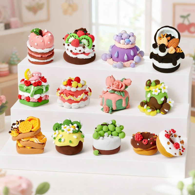 Air Dry Clay for Kids Modeling Clay Kit, 12 Box