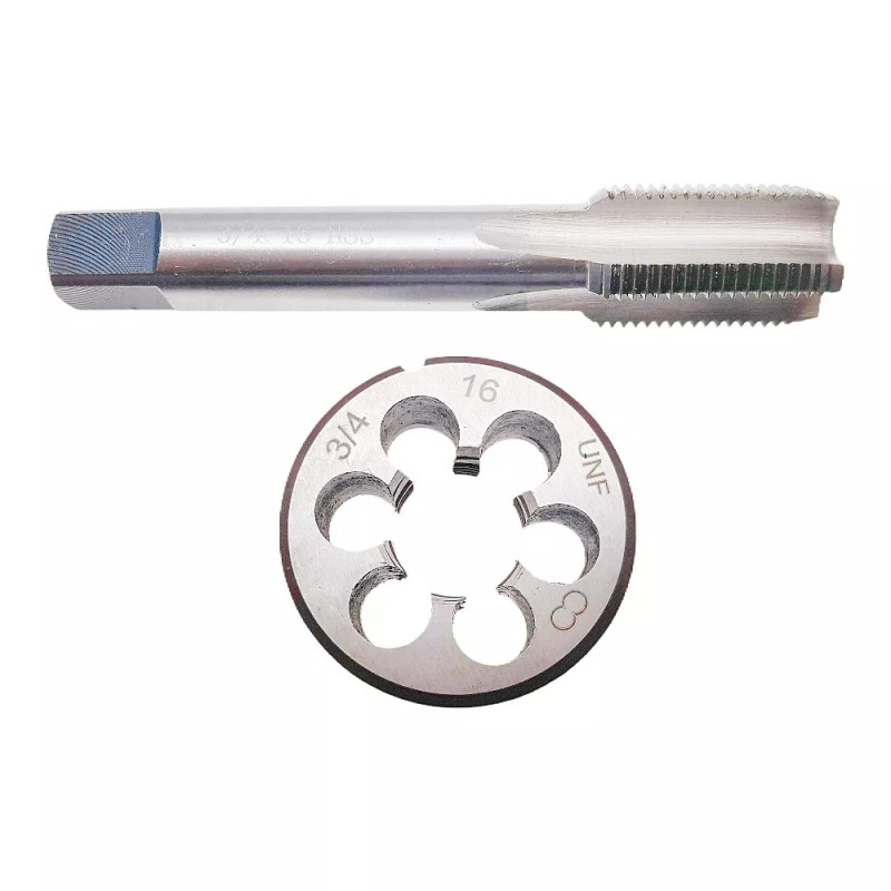 3/4-16 UNF Tap Die Set Right Hand 3/4-16 Thread 3/4X16