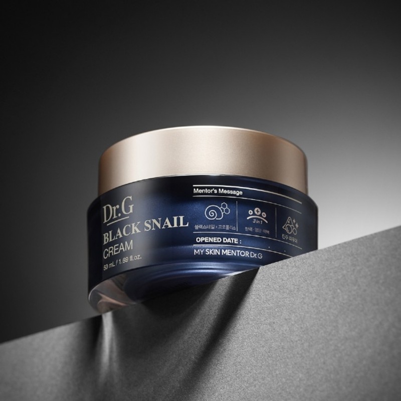 Dr.G Black Snail Moisture Snail Cream Cosmetic Benefits 50g /