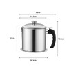 Stainless Steel Oil Strainer and Container Oil Storage Pot with