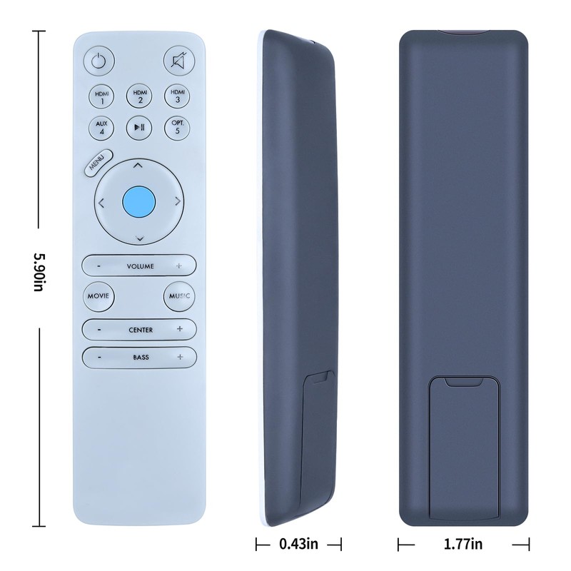 PZL New Replacement Remote Control for Definitive Technology SoloCinema Sound