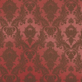Tempaper Textured Metallic Ruby Red Damsel Removable Peel and Stick Damsel Wallpaper, 20.5 in X 16.5 ft, Made in The USA